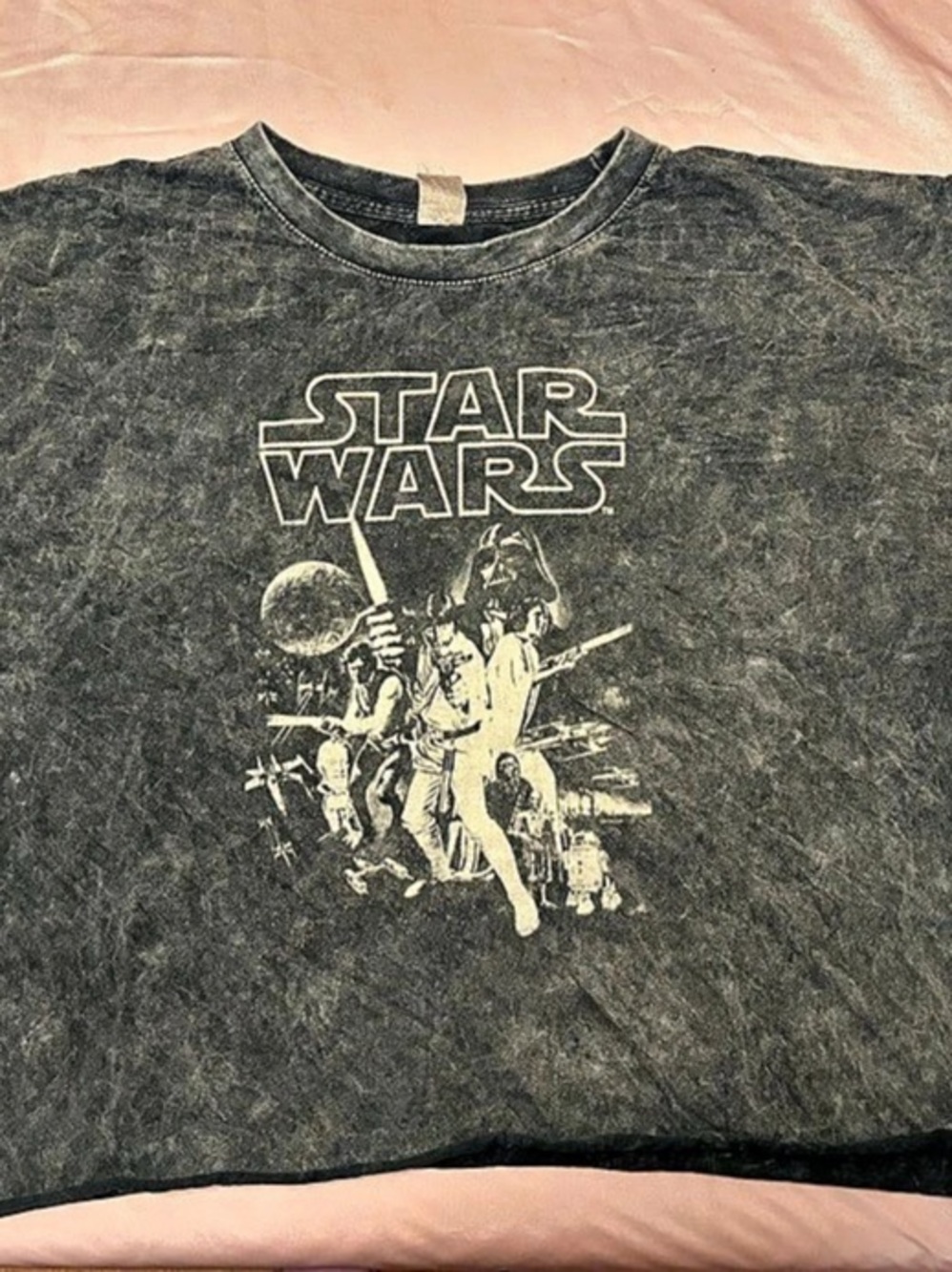 Star Wars Graphic Tee. Cropped.